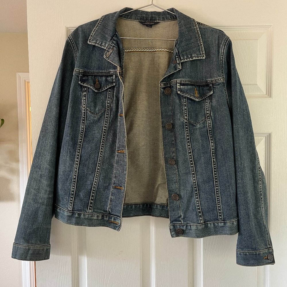 Lands end denim jacket